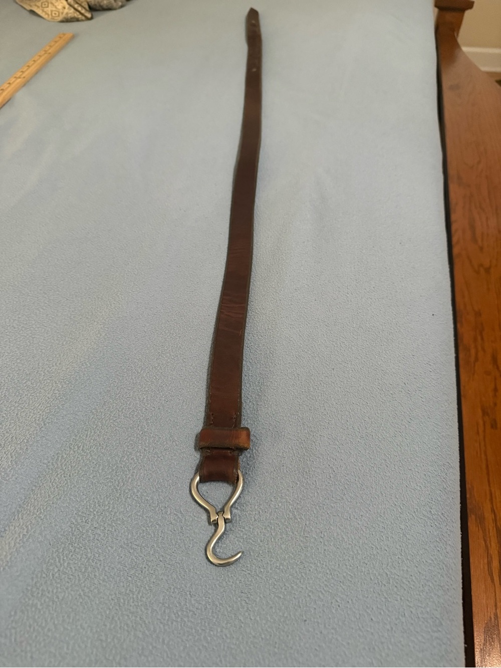 Duluth Trading Co Brown Leather Strap with Metal S-Hook